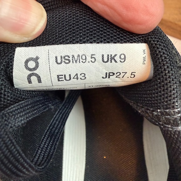 Mens On Cloudswift Black Knit Athletic Gym Running Sneakers Shoes Size 9.5 M GUC - Picture 8 of 8